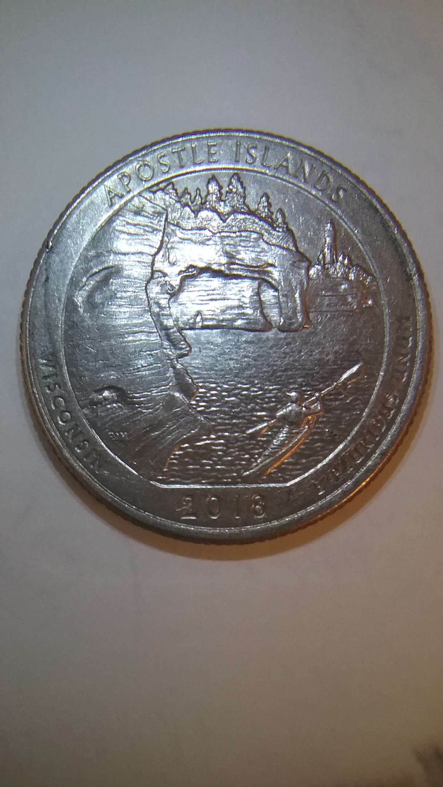 Rare error 2018 D Wisconsin quarter Apostle Islands Etsy