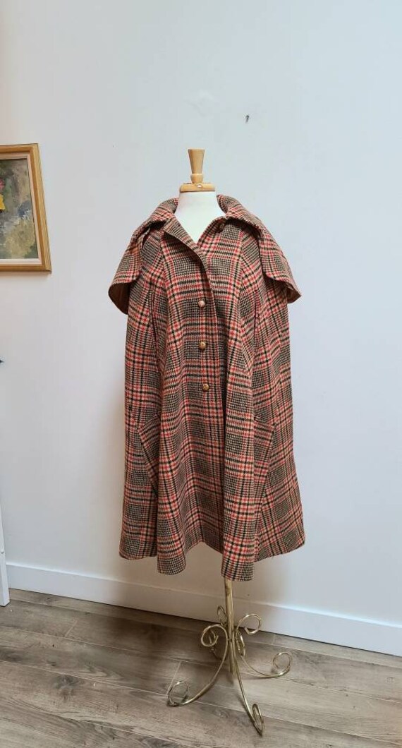 Wool cape english cape