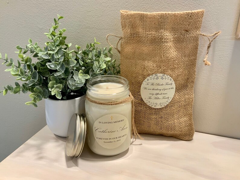 Memorial Candle / Sympathy Gift / Condolence Gift / Loss Etsy