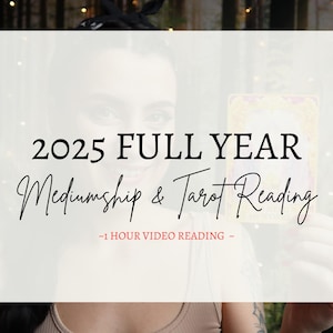 2025 Nieuwjaars tarotlezen: spirituele begeleiding en mediumschap | Gepersonaliseerde videosessie