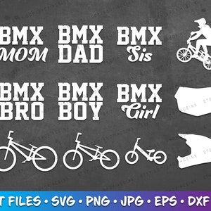BMX Race Vector Bundle - Utilisation dans Cricut et Silhouette