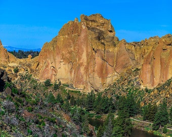 Smith Rock State Park Oregon, 7 Maravillas de Oregón, Lienzo, Impresión, Obra de Arte, Fotografía, Fotografía de Paisaje