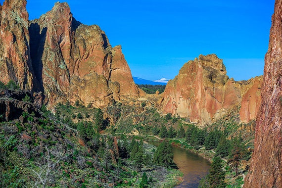 Smith Rock State Park Oregon 7 Wonders Of Oregon Canvas Etsy