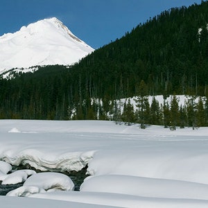 Mt. Hood, Oregon, Canvas, Print, Artwork, Photograph, Landscape Photography, Mountain