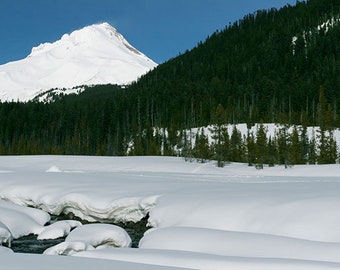 Mt. Hood, Oregon, Canvas, Print, Artwork, Photograph, Landscape Photography, Mountain