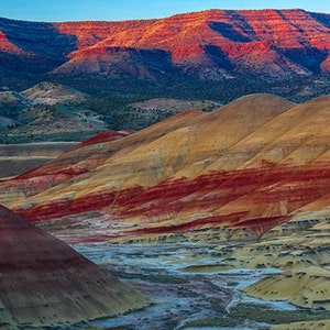 Painted Hills Oregon, 7 Wonders of Oregon, Canvas, Print, Artwork, Photograph, Landscape Photography