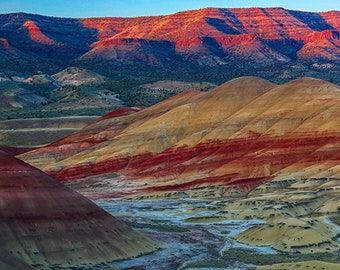 Painted Hills Oregon, 7 Wonders of Oregon, Canvas, Print, Artwork, Photograph, Landscape Photography
