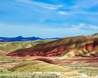 Painted Hills Oregon, 7 Maravillas de Oregón, Lienzo, Impresión, Obra de Arte, Fotografía, Fotografía de Paisaje