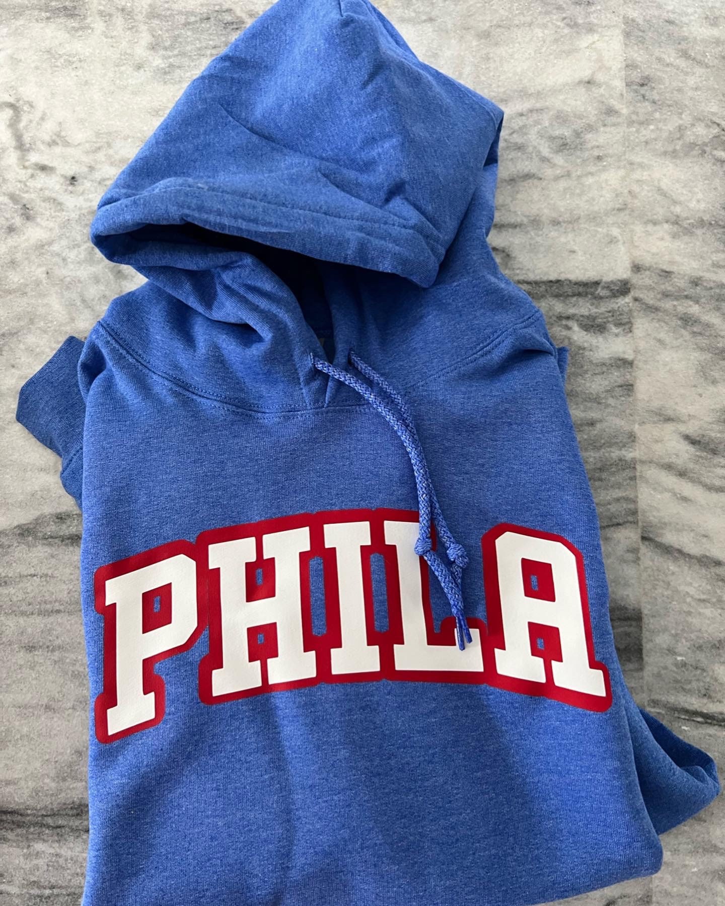 CustomCat Philadelphia 76ers Sixers Vintage NBA Crewneck Sweatshirt Sport Grey / L