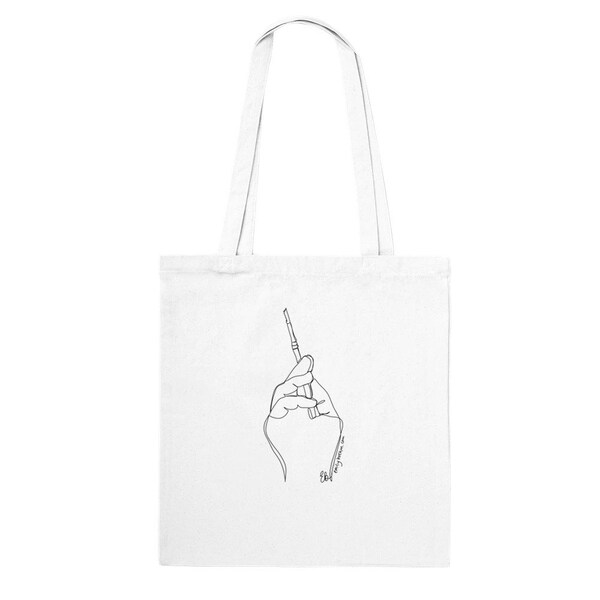 Paint Brush Tote Bag Etsy