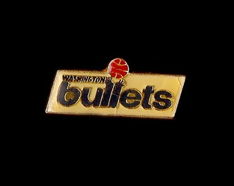 Washington Bullets, NBA Basketball – Vintage Enamel Lapel Pin