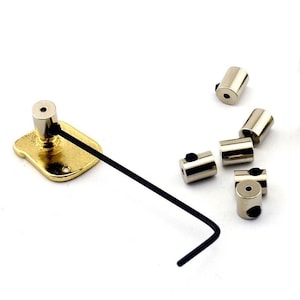 Premium Locking Pin Backs-Best Available 10 PCS (Golden)