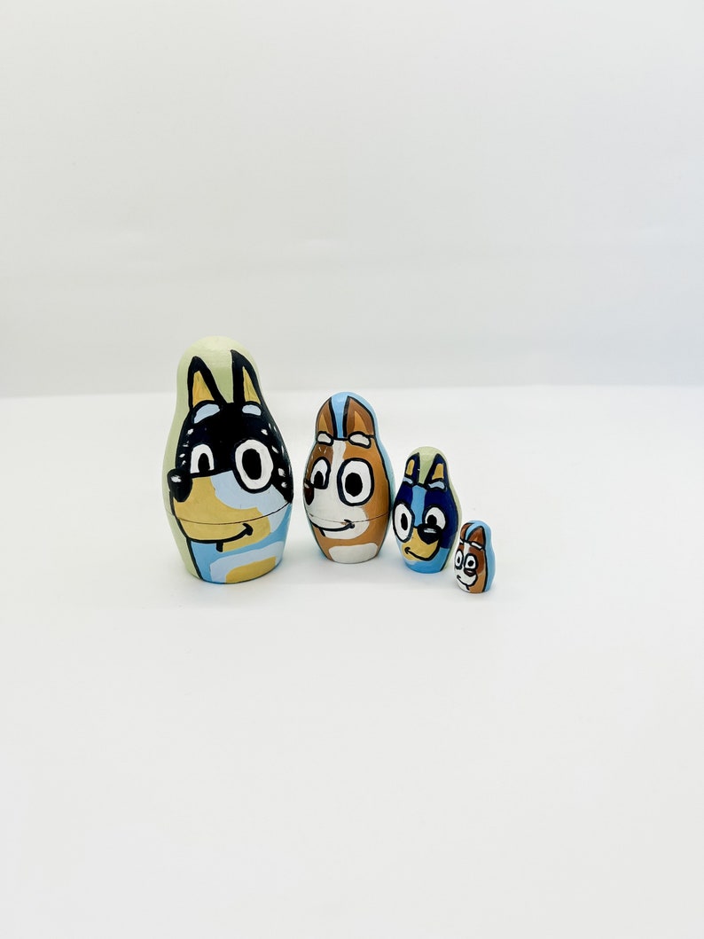Bluey Nesting Dolls Etsy Australia