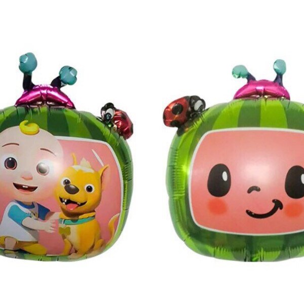 SALE!!! 1 PC 20” 2-Sided Design Cocomelon Foil Balloon - Fill with Air Only