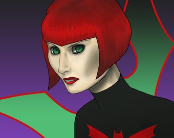 The Batwoman art print