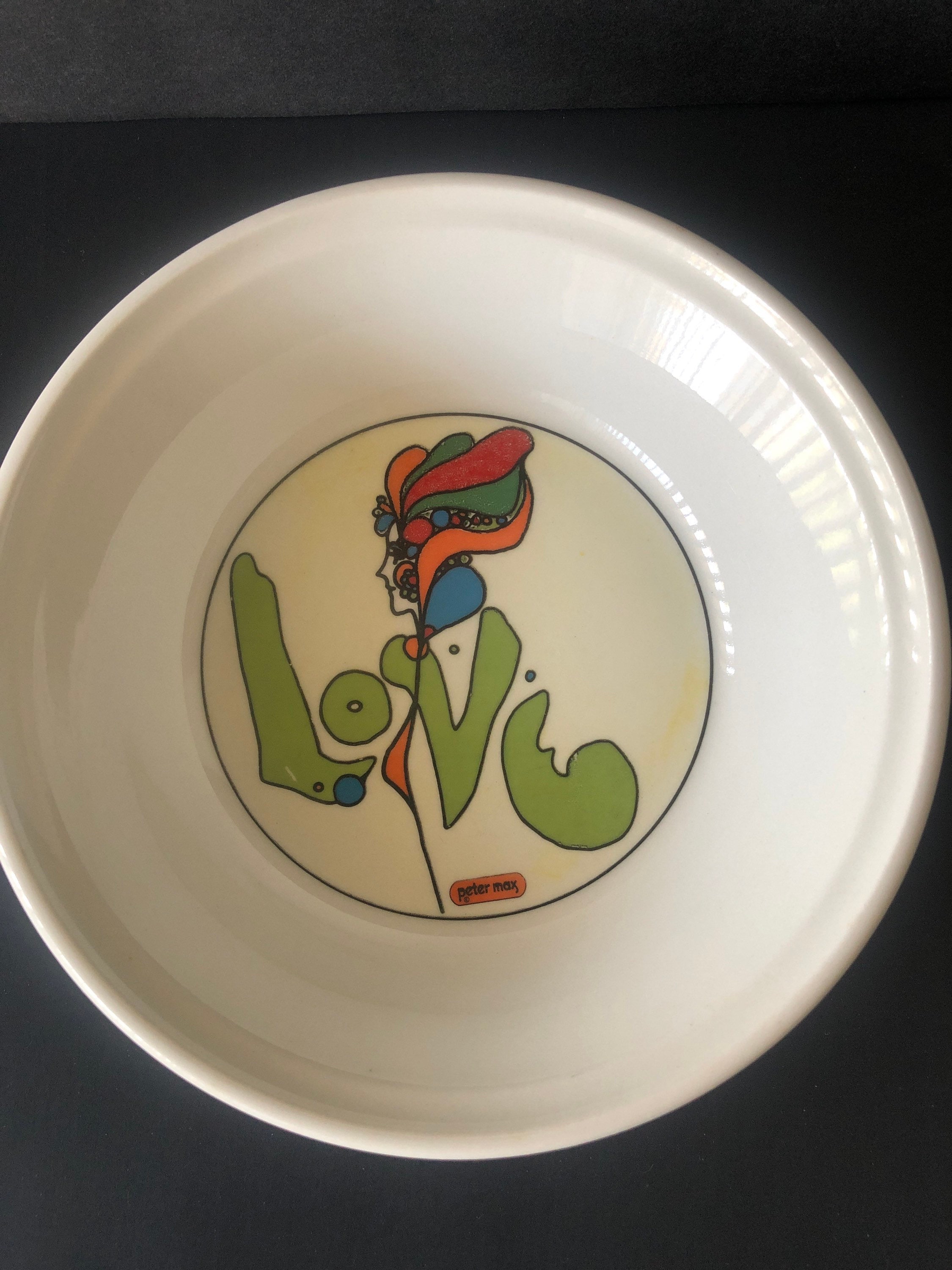 ピーターマックス　petermaxお皿 Peter Max Bowl - Etsy
