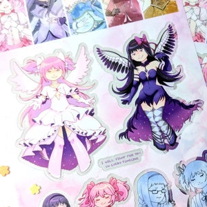 Madoka Clear Sticker Sheet