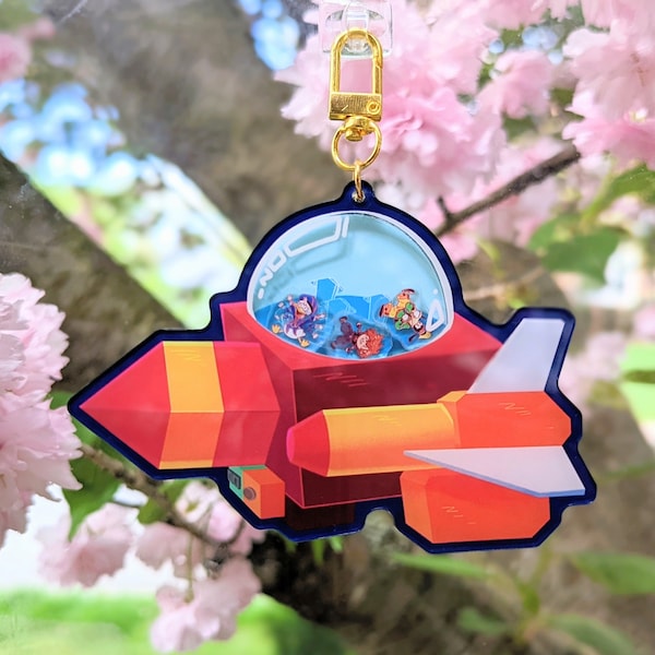 Large Gummi Ship Shaker Charm