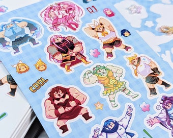 Buff Vocaloid Stickersheet