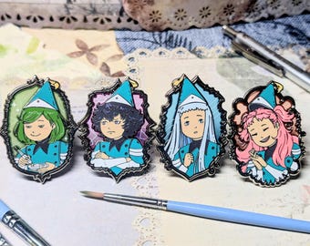 WHA Stained Glass Portrait Pins