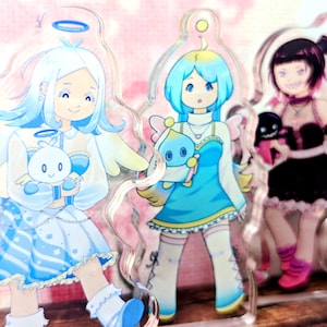 Chao Inspired Thick Acrylic Standee!! (Renter friendly adhesive included!)