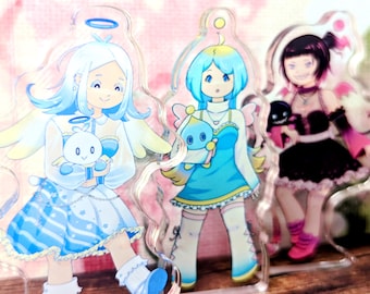 Chao Inspired Thick Acrylic Standee!! (Renter friendly adhesive included!)