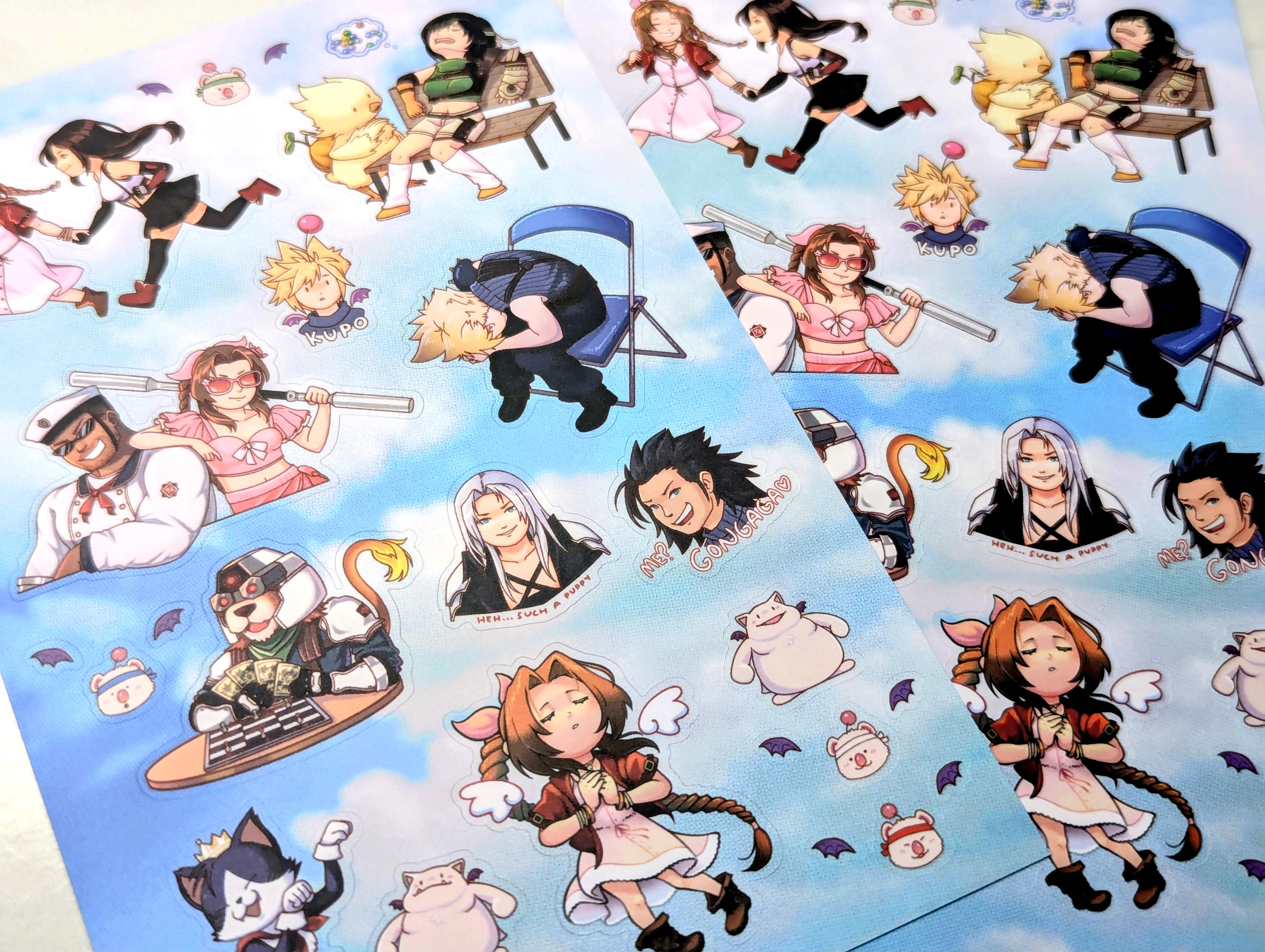 Rebirth Sticker FF7 Rebirth Sticker Sheet (4x6, PVC) - Etsy