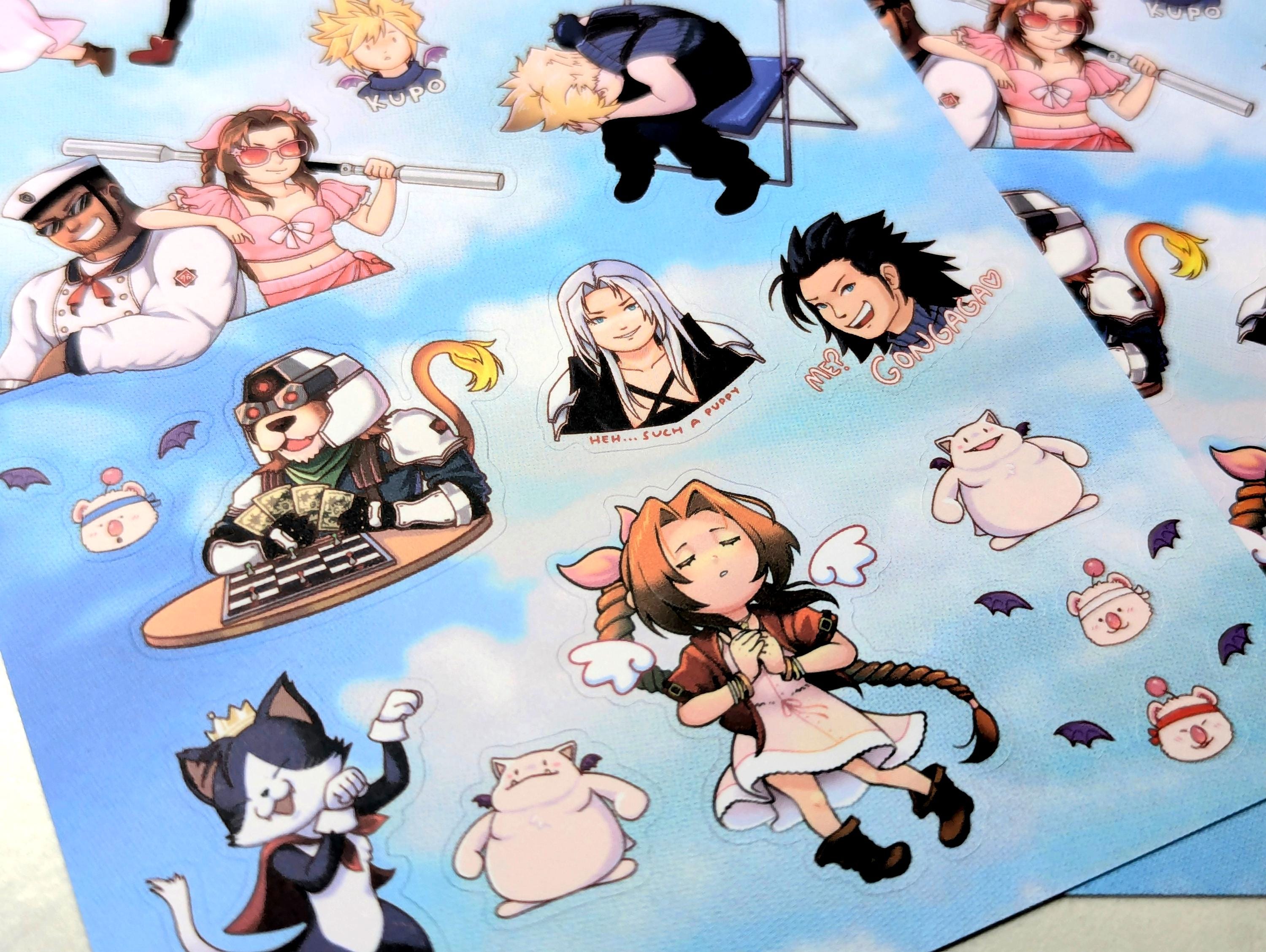 Rebirth Sticker FF7 Rebirth Sticker Sheet (4x6, PVC) - Etsy