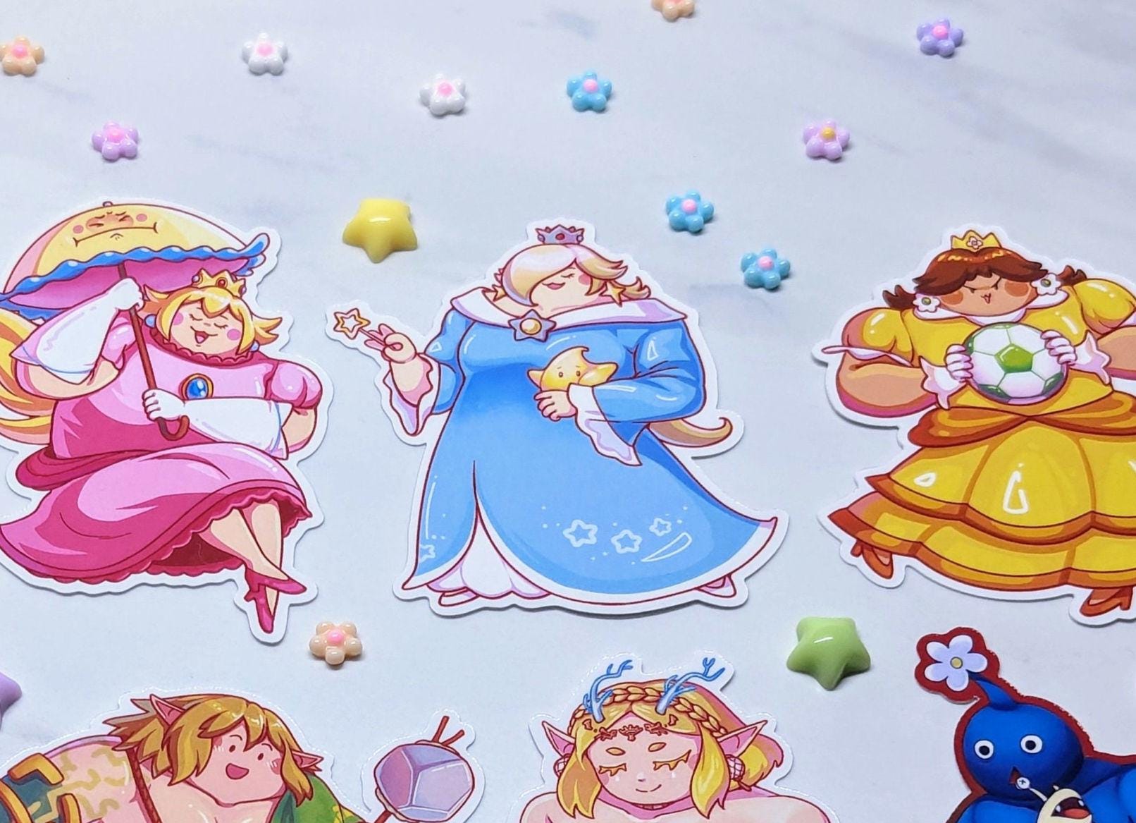 Buff Princess Stickers and Charms! - Etsy