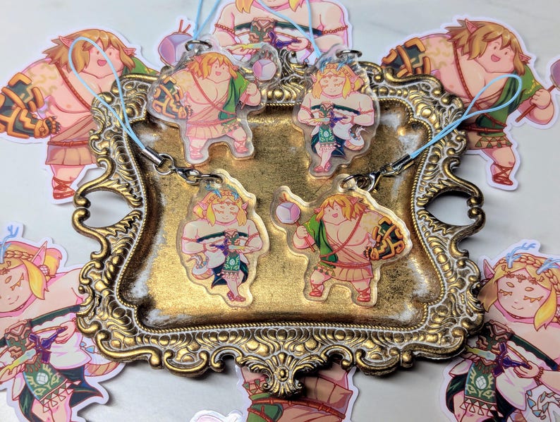 Buff Link and Zelda Charms and Stickers! - Etsy