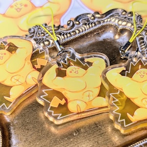 Sticker et breloque Pikachu chamois !