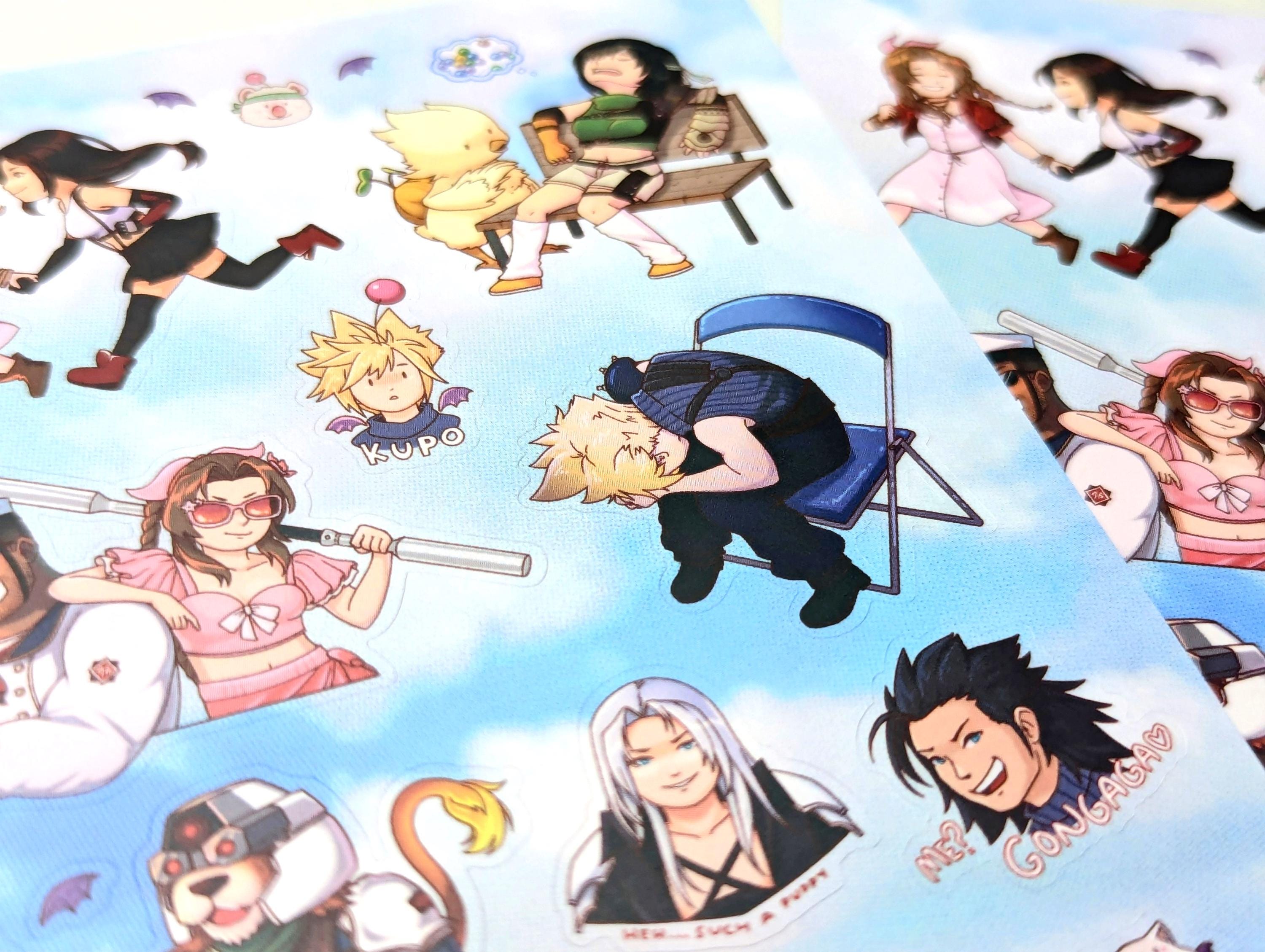 Rebirth Sticker FF7 Rebirth Sticker Sheet (4x6, PVC) - Etsy