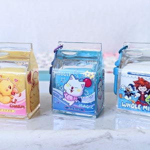 チョコボ、モーグリ、ソラのミルクカートンチャーム！