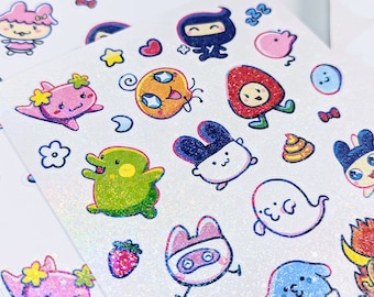 Arkusz naklejek Tamagotchi Stardust Holo