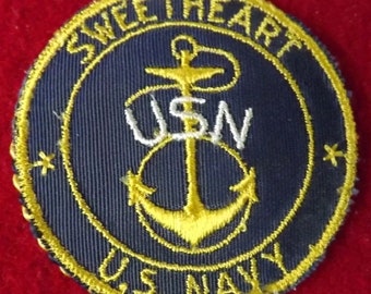 Vintage WWII U.S. Navy Sweetheart Patch