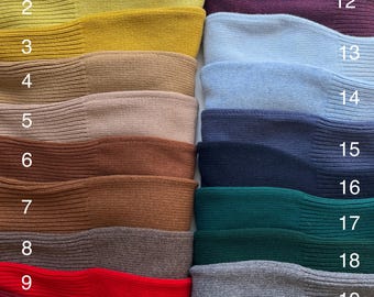 All Colors Merino Wool Knit Balaclava Hood: Women's Winter Neck Warmer
