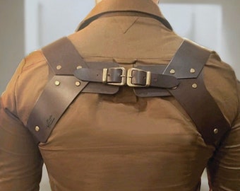 Lederaccessoires, Hosenträger für Herren, handgefertigte Hosenträger, handgefertigte Hosenträger aus Leder, Hosenträger für den Hochzeitsbräutigam, Hosenträger für Herren