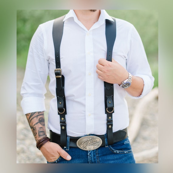 black dress shirt with suspenders Amazon.com: Aimehonpe Boys Dress Shirt Long Sleeve Poplin Formal Uniform Woven with Bow Tie Set Suspenders Outfit, Black, Small: Clothing, Shoes & Jewelry