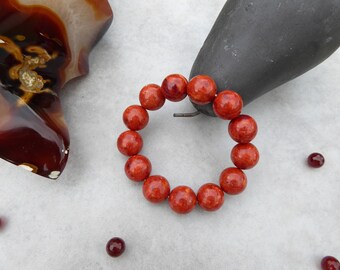 Red Sponge Coral Bracelet