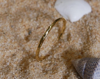 Gold Twisted Ring - 14k Gold filled - Minimalist Unisex Jewellery - Sterling Silver - Gold Fill Ring - Minimalist Ring - 925 Sterling Silver