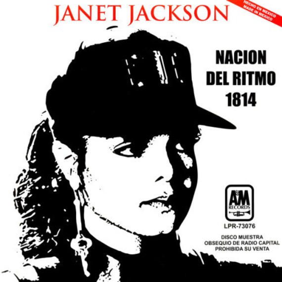 Janet Jackson Rhythm Nation / Nacion Del Ritmo 1814 Mega - Etsy Sweden