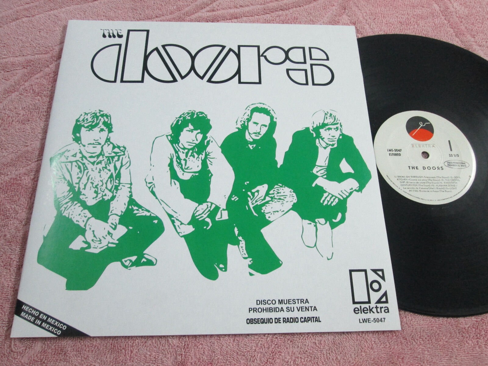 The Doors Debut Album Mega Rare 12 Promo Record LP Mexico the Very Best