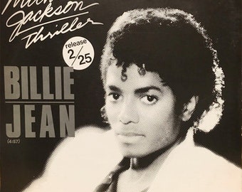 Michael Jackson – Billie Jean / Men At Work - Down Under  (Long Version) Mega Rare 12" Promo Clear Record Japan LP NM