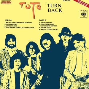 Toto Voltea Turn Back Mega Rare Mexico Promo Record Promo From Best Of Greatest Hits LP image 2