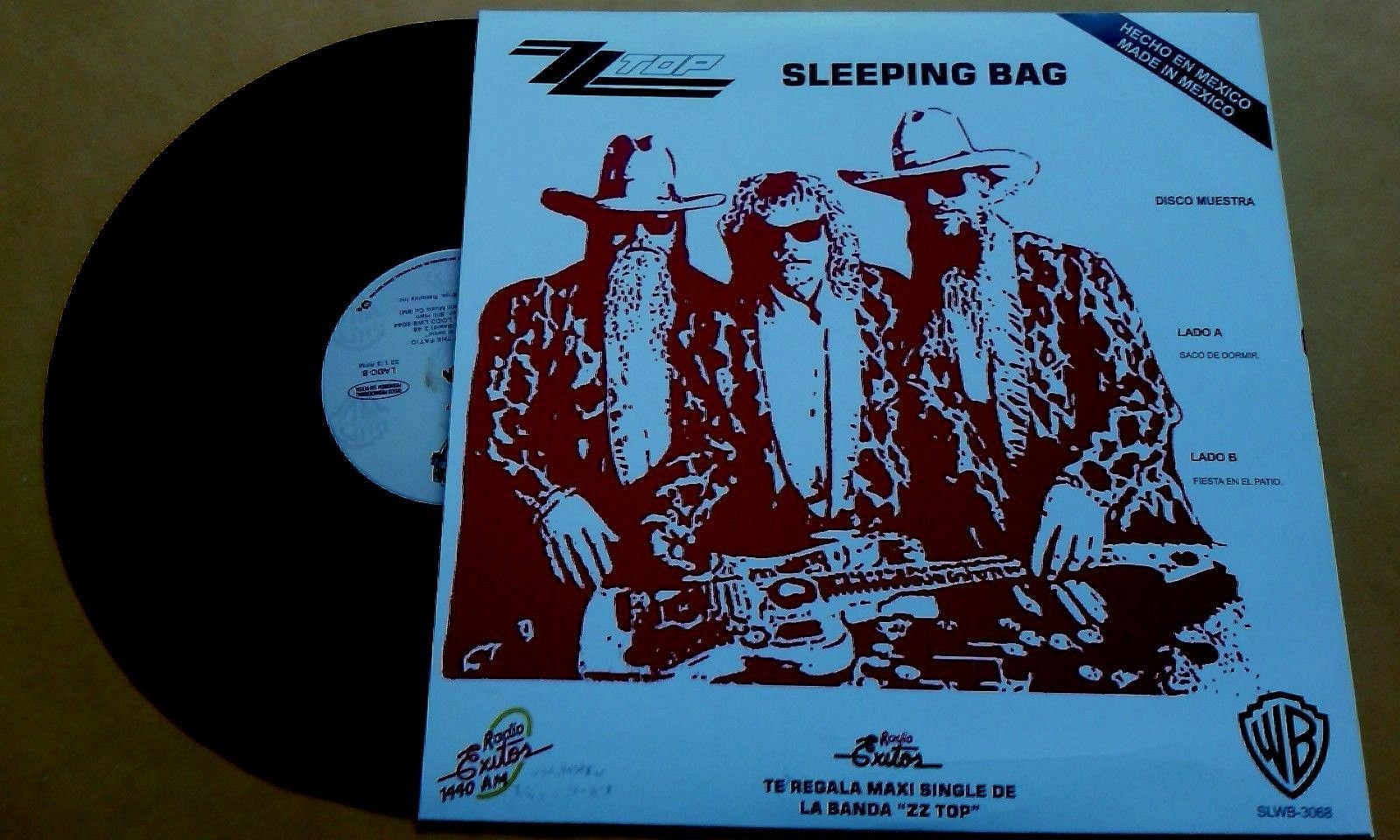 ZZ TOP Sleeping Bag / Sleeping Bag / Rough Boy Mega Rare Mexico Promo