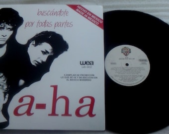 a-ha - Hunting - High And Low / Take On Me Mexico Promo Record LP (The Best Of Greatest Hits)