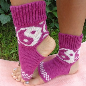 Yoga Socks, Handmade Gift, Women's Clothing, Best Friend Gift