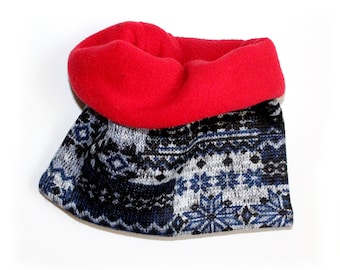 Op maat gemaakt: Dog Loop Noorse patroon hondensjaal Design Nordstyl Look