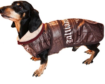 UNIKAT: Designer Dog Coat Small Dogs Dwarf Dachshund Raincoat Dachshund Teckel