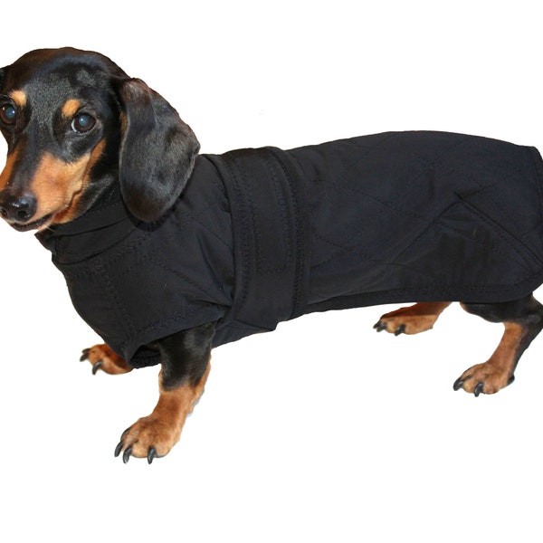 Hundemantel kleine Hunde Dackel Dachshund Wintermantel Maßanfertigung